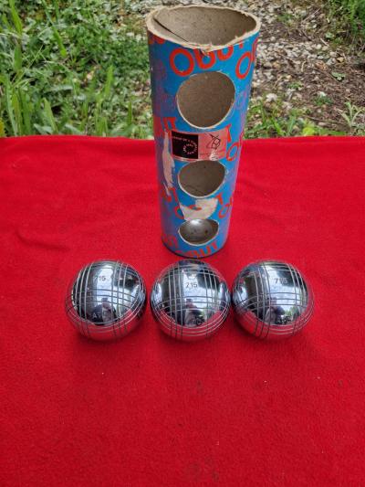 JEU DE 3 BOULES TRIPLETTE PETANQUE OBUT ATC COMPETITION 715 GRAMMES