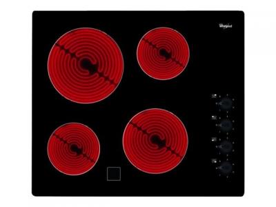 Whirlpool Table De Cuisson Vitroc�ramique 4 Feux 6200w Noir AKM9010NE