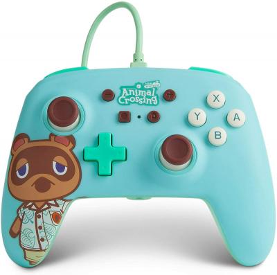 Manette Filaire Tom Nook Animal Crossing PowerA pour Nintendo Switch 2 et OLED