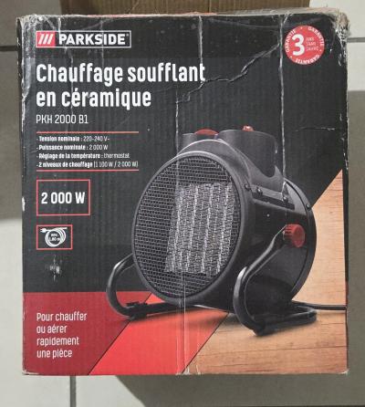 PARKSIDE Chauffage soufflant en c�ramique PKH 2000 B1, 2000 W