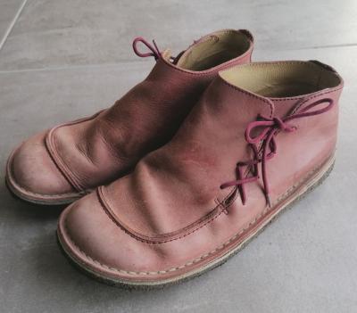 Chaussures bottines Kickers femme en cuir pointure 39 roses