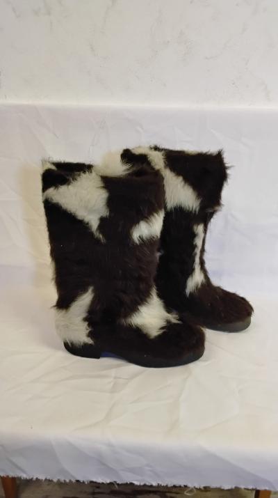 Bottes - Boots En Fourrure Ann�es 70