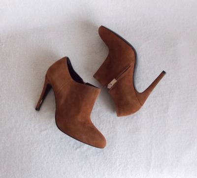 Bottines en cuir camel THE KOOPLES neuves T.37
