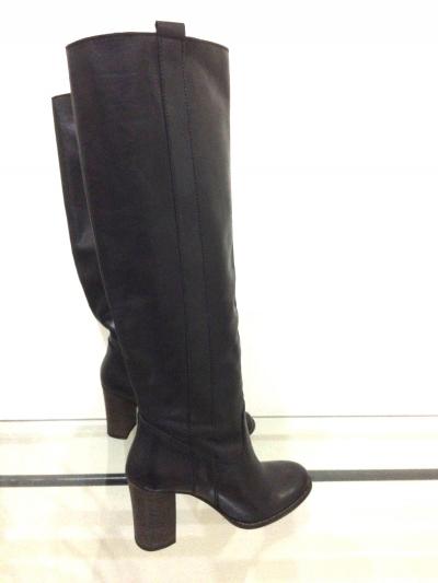 Gro�artig Damen Stiefel SAN MARINA Gr��e 36 Schwarz Leder Innen  Au�en