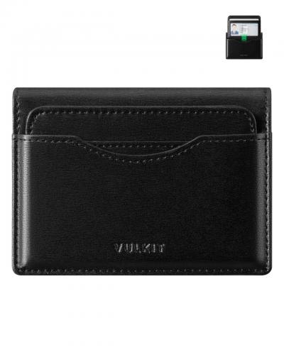 Petit Portefeuille Homme Cuir avec Fen�tre D'identit� Amovible Porte Carte Ho...