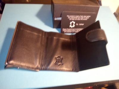 FA VOLMER   porte carte cuir  et portefeuille neuf en boite   RFID protection