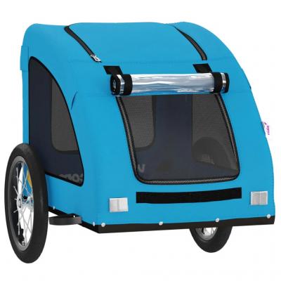 Remorque chariot transport de v�lo pour animaux de compagnie bleu Helloshop26 0