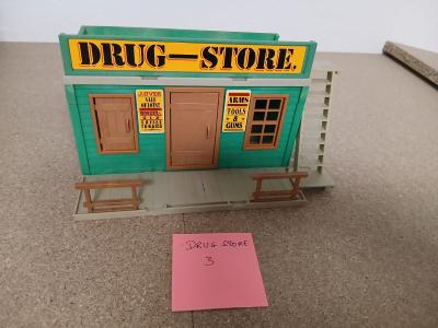 Vends Playmobil Drug Store 3424 western voir photo en TBE lot N�3