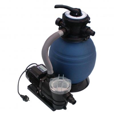 Kit de filtration � sable piscine filtre � sable avec pompe 10 m�-h et pr�filtre