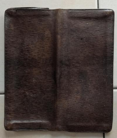 sacoche de m�tier cuir ancien. vintage ann�es 1940- 1950