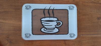 Planche � d�couper, dessous de plat en verre