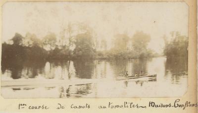 1�re Race Canoes Automobiles. Maisons Conflans. 1904. L' Auto. Sport