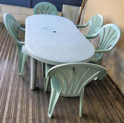 Table   5 Chaises De Jardin