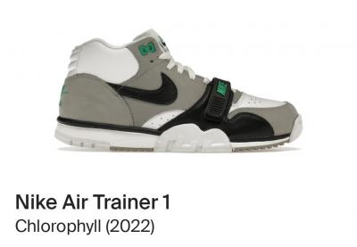 Nike Air Trainer 1 Chlorophyll OG US9 EU42,5 AGASSI MC ENROE HOT LAVA AIR TECH