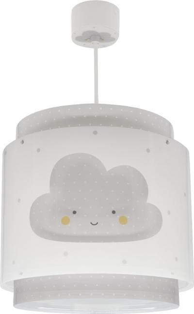 Lampe Suspension Enfant Baby Dreams Nuage Gris, lustre chambre enfant, 76012E