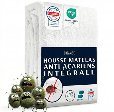 Housse Matelas 180x200 x20 cm Anti Acarien et Punaises de Lit
