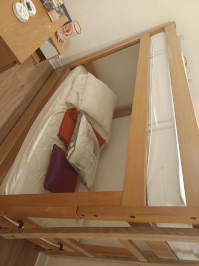 lits superposes bois matelas 195 x95 h 160 pour enfants ,ados ou adulted