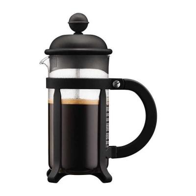 Cafetiere a piston   BODUM   JAVA   Noir   0.35 L   Acier inoxydable et verre