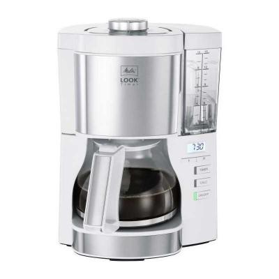 Cafetiere filtre   Melitta   Look V Timer 1025 07   1,25L   10 tasses   1080