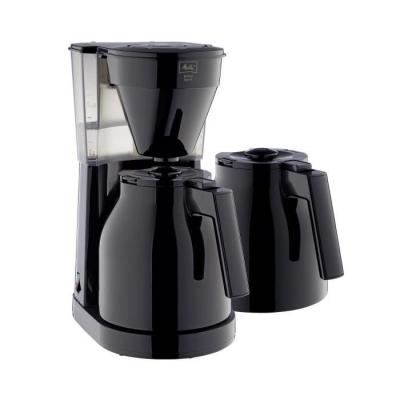 Cafeti�re Filtre MELITTA Easy Therm II 1050W 2 Verseuses Isothermes Noir