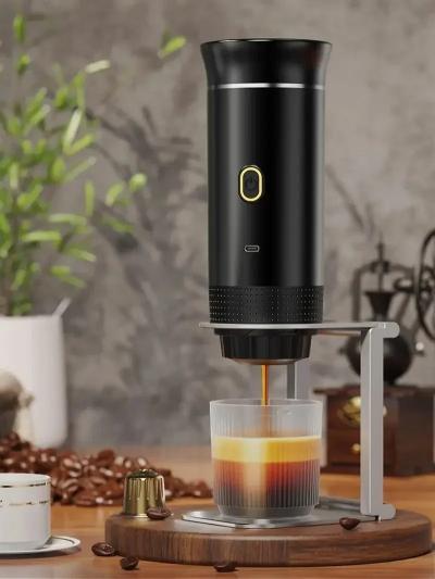 Cafeti�re Expresso Portable Sans Fil 3 en 1   Capsules Caf� Poudre  Rechargeable