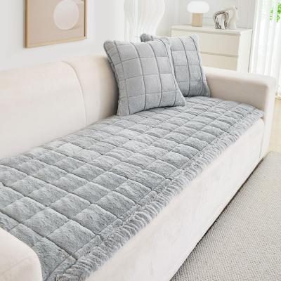 Housse de Canap� 3-2-4-1 Places Couvre Canap� en Velours de Vison Universelle