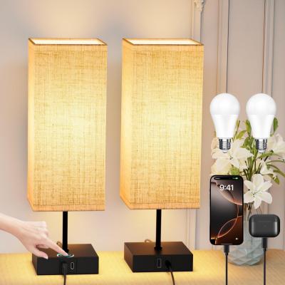 Lampe de Chevet Lot de 2   Lampe de Bureau avec Contr�le Tactile