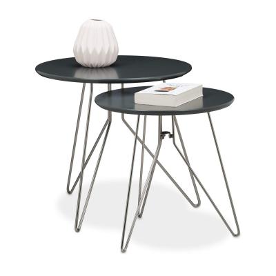 Table console table d'appoint canap� table basse gigogne lot de 2 design design