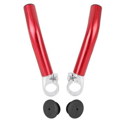 Paire poign�es extr�mit� guidon v�lo bouchon d'extr�mit� barre rouge pour guidon