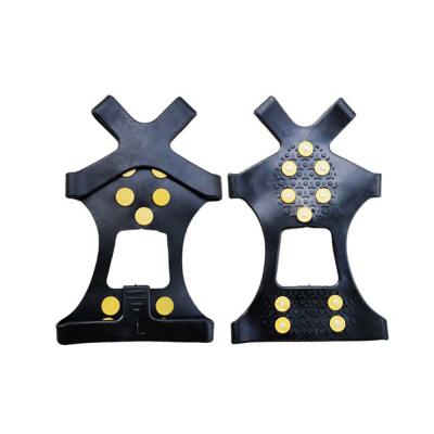 10 crampons de glace crampons crampons de chaussures de neige pointes   poign�es antid�rapantes pour chaussures bottes