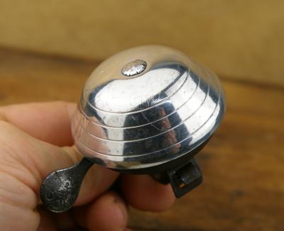 Ancienne Sonnette ADHOC ann�e 50 DURAL  v�lo ancien UFO DESIGN old bike bell 50s