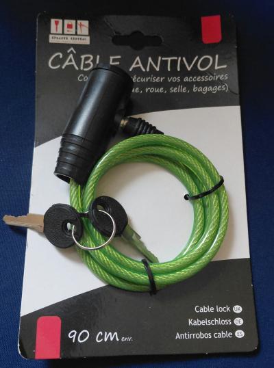 Antivol V�lo Neuf 90 Cm