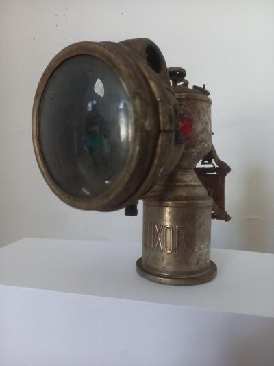 LUXOR Phare Ac�tyl�ne Velo Lampe Carbure ancienne France Collection D�coration