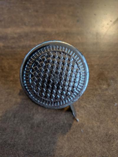Sonnette V�lo Ancienne Vintage M�tal   Motif Grav� Tress�   Accessoire R�tro