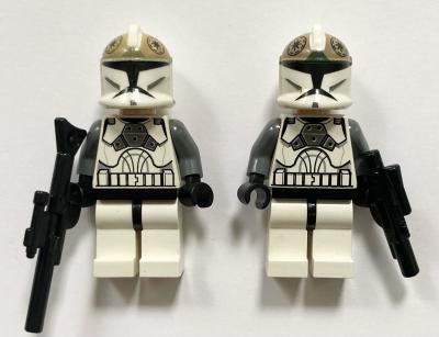 Lot 2 LEGO STAR WARS Minifigures Clone Walker Battle Pack sw0221 SET 8014   2009