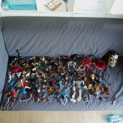 Lego Gros Lot Pi�ces   Bionicle - Hero Factory - Star Wars   1,5 Kg   2 Notices