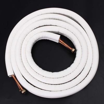 1-2 - 4M Tuyau En Cuivre Isol� 1-4 '' 3-8 '' Climatiseur Tuyaux Raccords Pair...