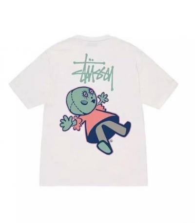 Stussy Doll Graphic T Shirt White   Size M   New With Tags