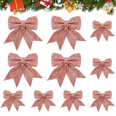 Lot de 10 n uds de No�l � paillettes pour d�coration de sapin de No�l, d�cora...