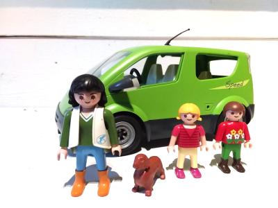 PLAYMOBIL MONOSPACE VOITURE V�HICULE FAMILLE CITY LIFE VACANCES MAISON