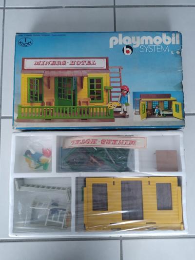 3426 PLAYMOBIL KLICKY VINTAGE SYSTEM  : H�tel Mineurs - Miners Hotel (MISB 1977)