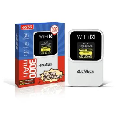 Routeur WiFi portable 4G LTE, modem 3000mAh 150Mbps, point d'acc�s mobile...