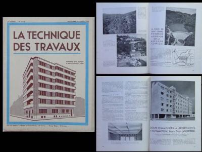 LA TECHNIQUE DES TRAVAUX n�11 1948 LIEGE COMBAZ, CITE JARDIN SAIVE, WALTHAMSTOW