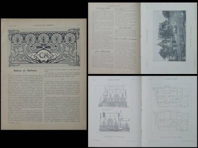 LA CONSTRUCTION MODERNE n�24 1923   VILLA A SEES, ORNE, ALBERT MEZEN