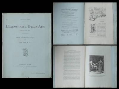 GASTON SCHEFER, LA PEINTURE D'HISTOIRE, SALON 1881   COMERRE, DAWANT, BROUILLET