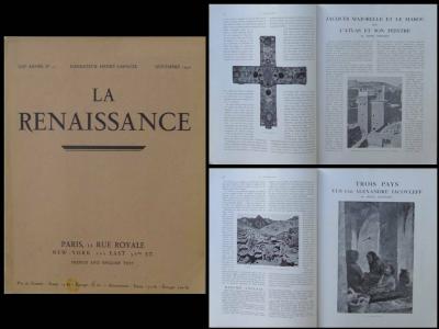 LA RENAISSANCE n�11 1930 JACQUES MAJORELLE, ALEXANDRE IACOVLEFF