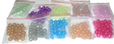 10 sachets de 50 perles rondes 8mm