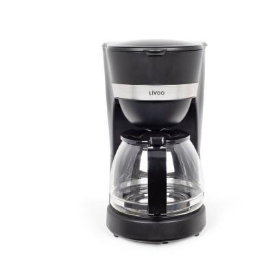 Cafetiere �lectrique   LIVOO   DOD200N   750 W   1,25 L   10 a 12 tasses   Noir