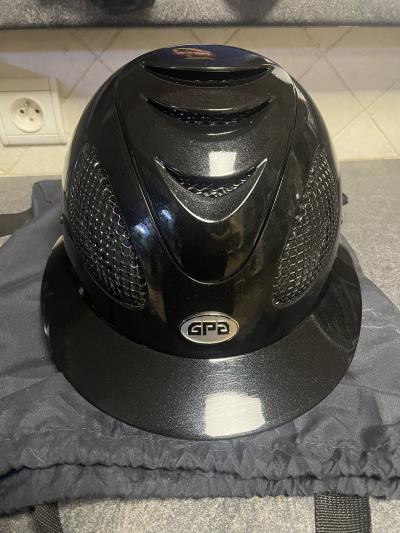 GPA First Lady black glossy 58cm   Bombe �quitation