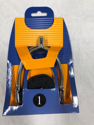 Child Square Tipped Spurs EP23115E With Perlon Straps Equitation